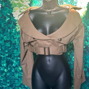 SOLD!!!!! NWOT - Naked Wardrobe I’ve Got That Flare Cropped Jacket (Size M)